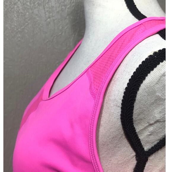 FILA Sport Athleisure Pink Trillon Medium Impact Sports Racerback Bra XXL New - Picture 3 of 9